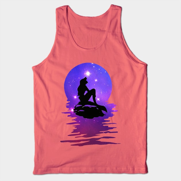 Galaxy Ariel Scene Tank Top by pocketmonster196